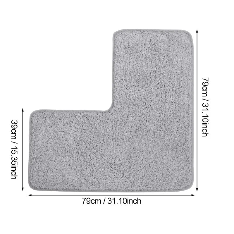 Tapis de bain pour douche d'angle taille