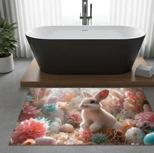 Tapis de bain pour lapin baignoire 