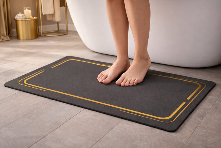 Tapis de bain qualité supérieure pieds 
