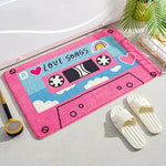 Tapis de bain rétro de cassettes audio - Vignette | Douceur De Bain