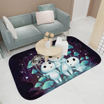 Tapis de bain rectangulaire antidérapant Kodama Princesse Mononoké - Vignette | Douceur De Bain