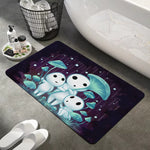 Tapis de bain rectangulaire antidérapant Kodama Princesse Mononoké - Vignette | Douceur De Bain
