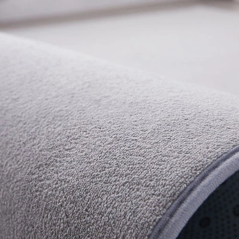 Tapis de bain rond détails