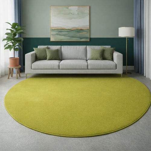 Tapis de bain rond grand vert 