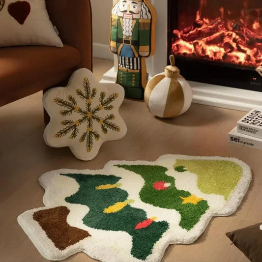 Tapis de bain sapin de noël