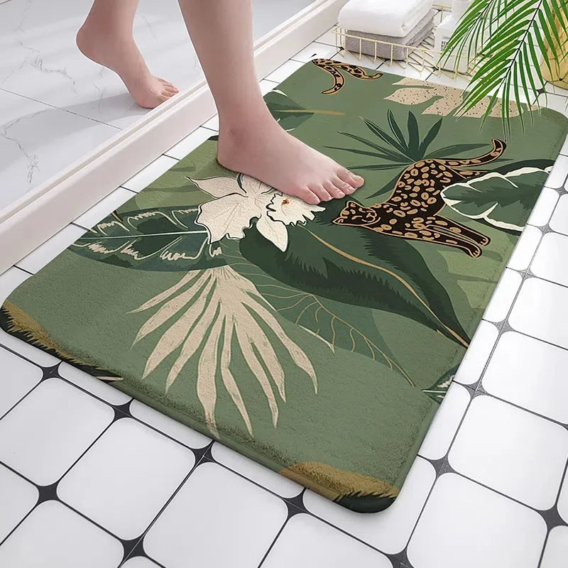 Tapis de bain savane