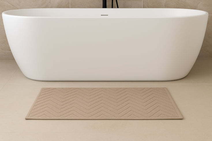 Tapis de bain scandinave  baignoire 
