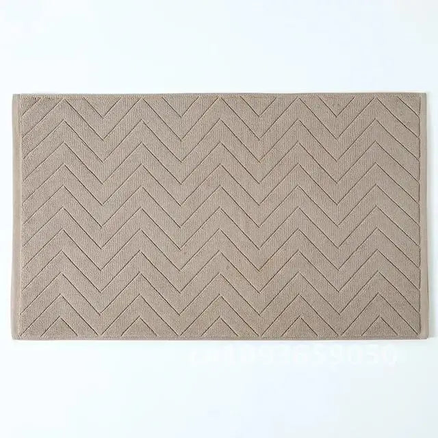 Tapis de bain scandinave beige