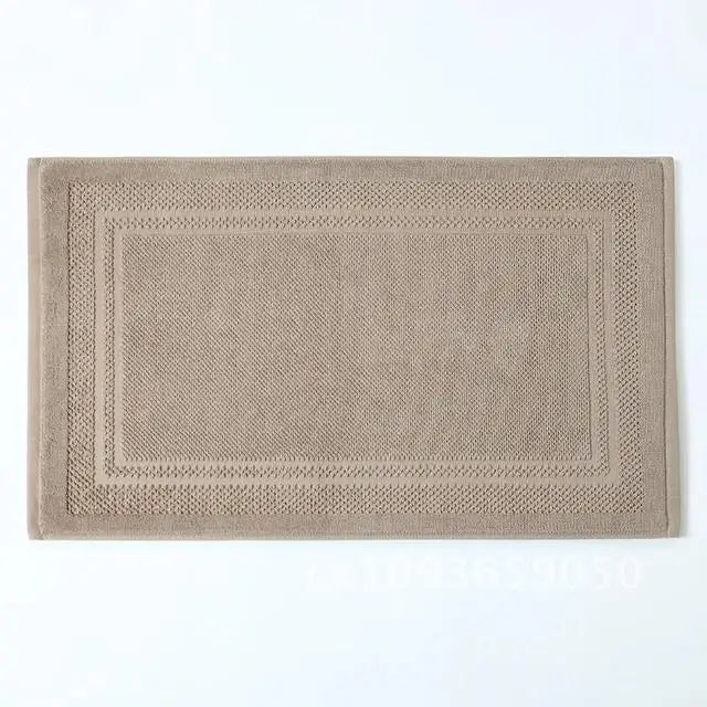 Tapis de bain scandinave kaki