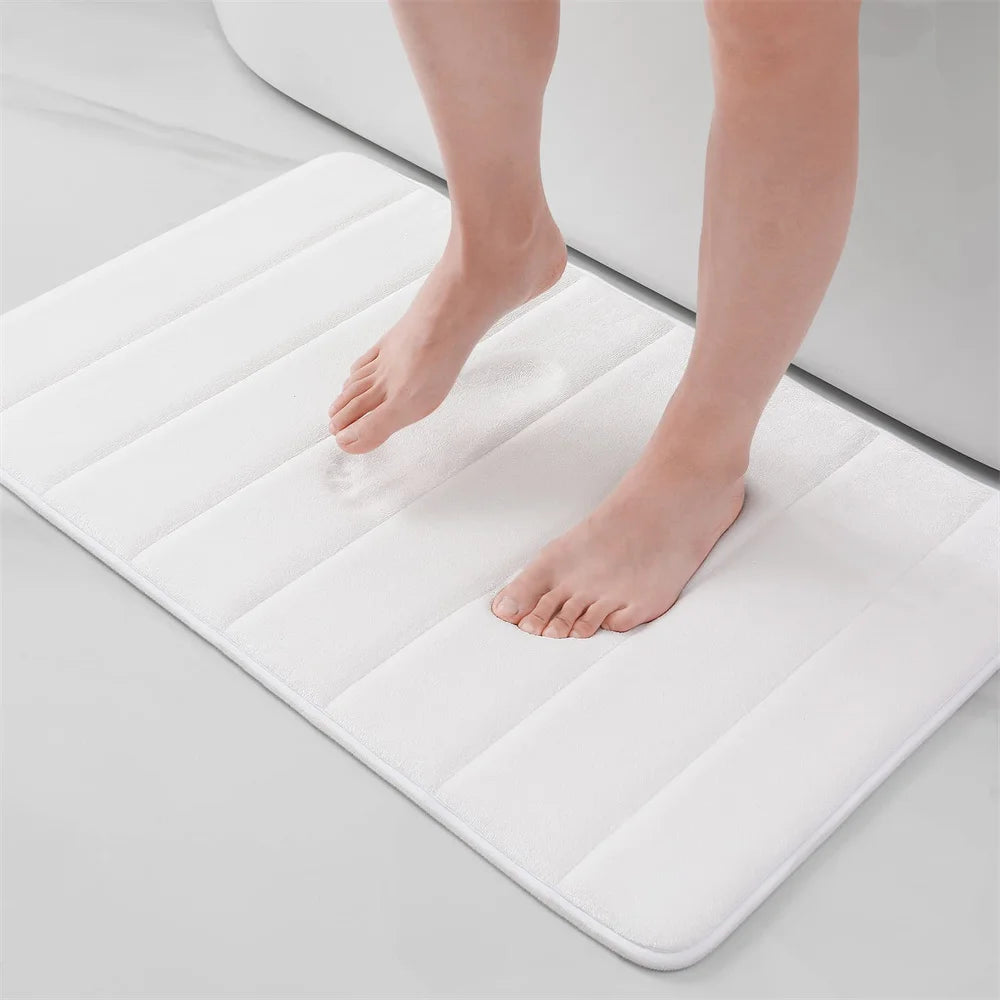 Tapis de bain super absorbant  43x61cm blanc