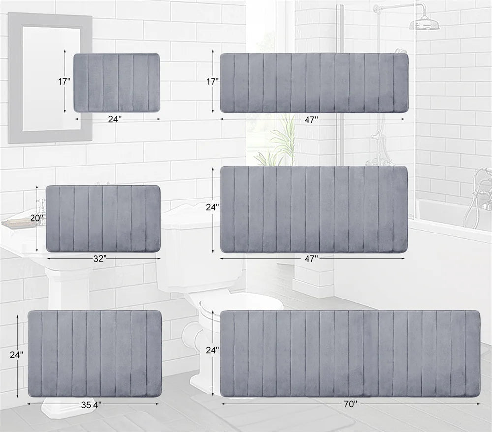 Tapis de bain super absorbant  43x61cm taille