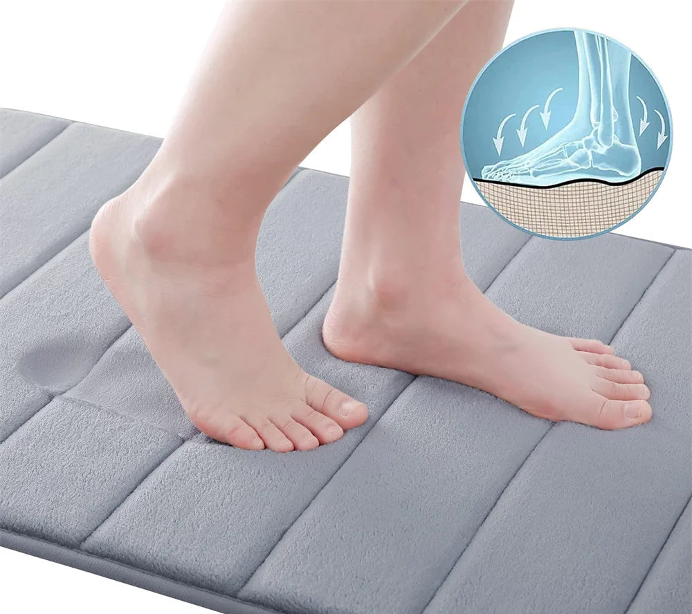 Tapis de bain super absorbant 61x90cm pied