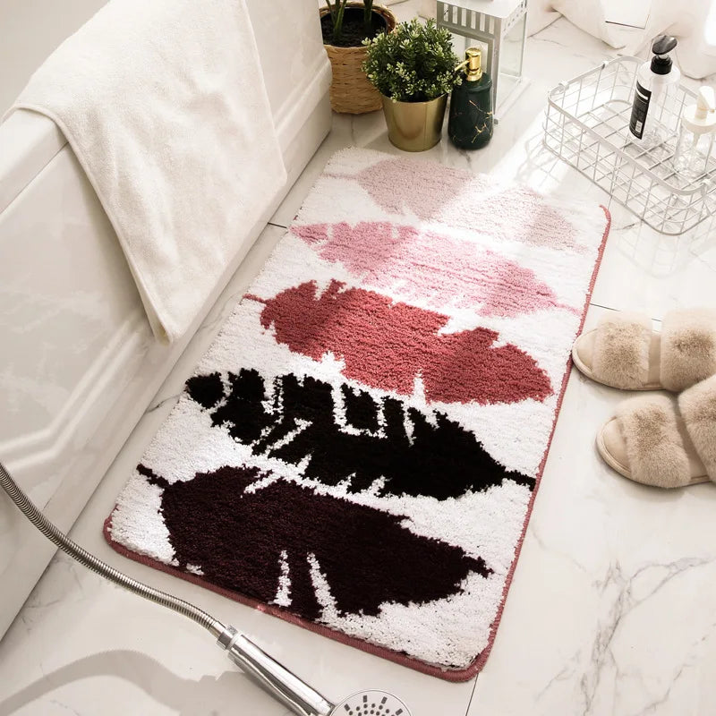 Tapis de bain étanche blanc 