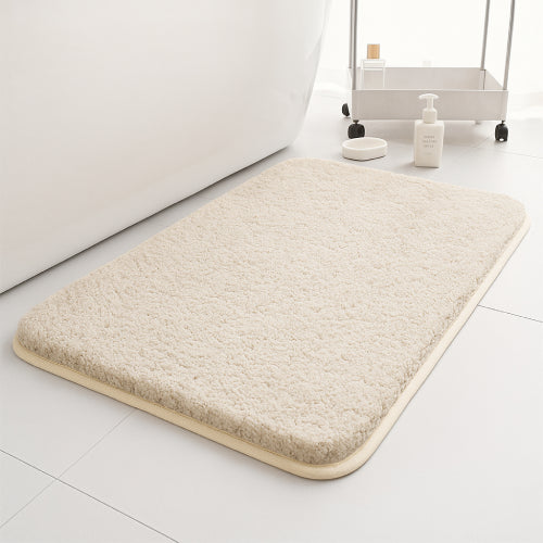 Tapis de bain taupe douche 