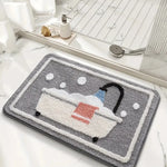 Tapis de bain tricoté antidérapant baignoire - Vignette | Douceur De Bain