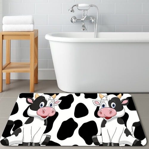 Tapis de bain vache  baignoire 