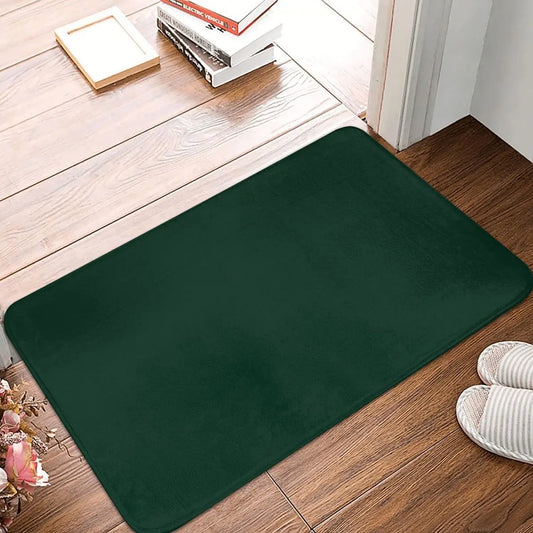 Tapis de bain vert olive