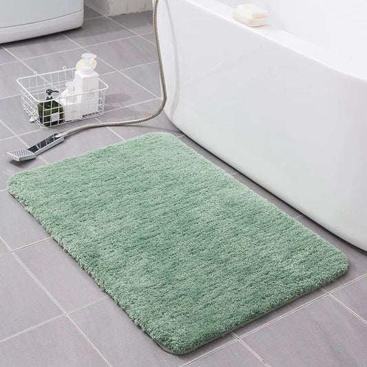 Tapis de bain vert sauge