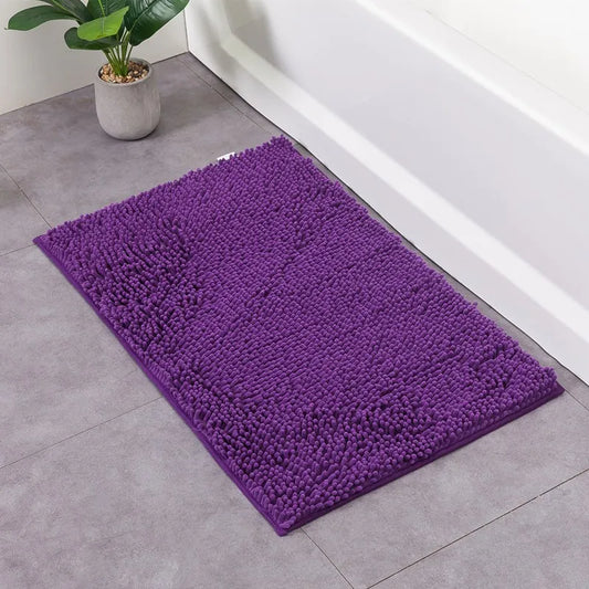 Tapis de bain violet