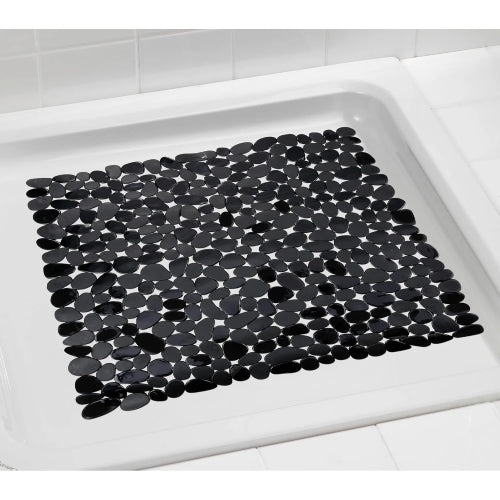 Tapis de douche carré avec ventouses PVC 