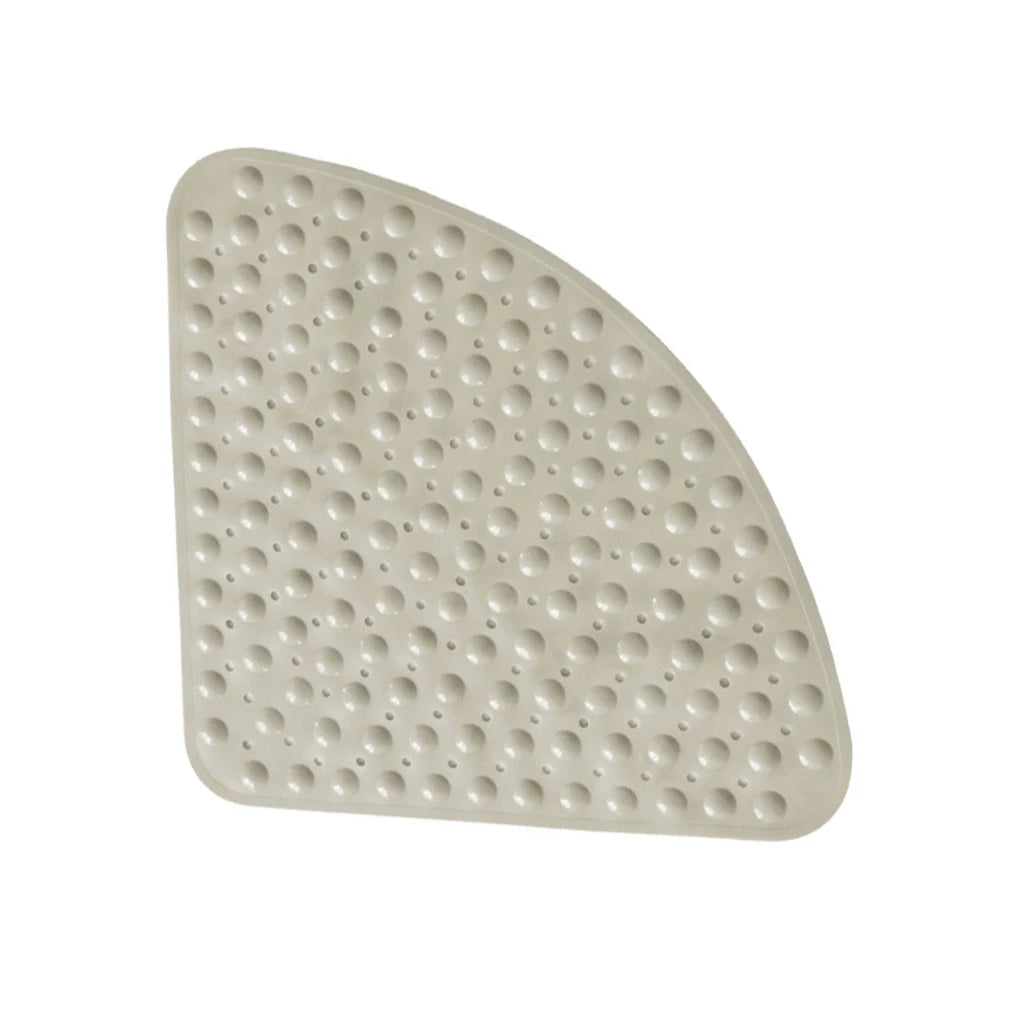 Tapis de douche demi lune kaki