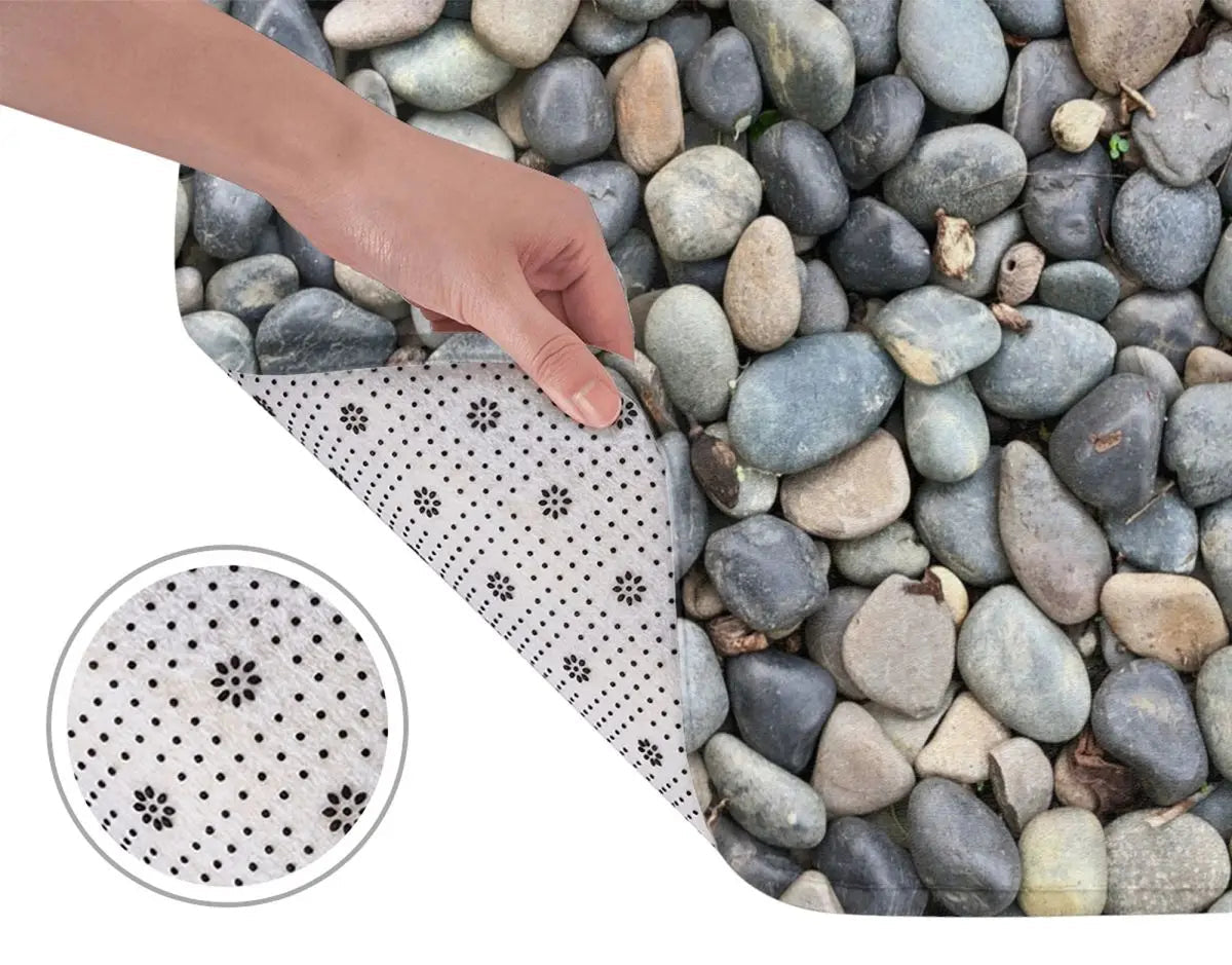 Tapis de pierre salle de bain antidérapant