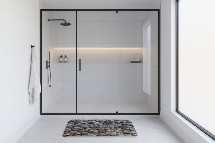 Tapis de pierre salle de bain  cabinet 