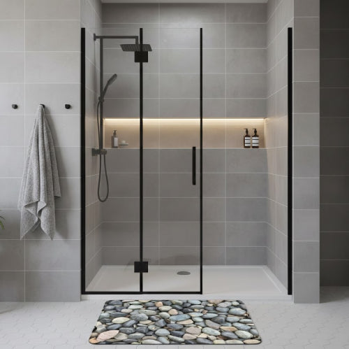 Tapis de pierre salle de bain  sol 