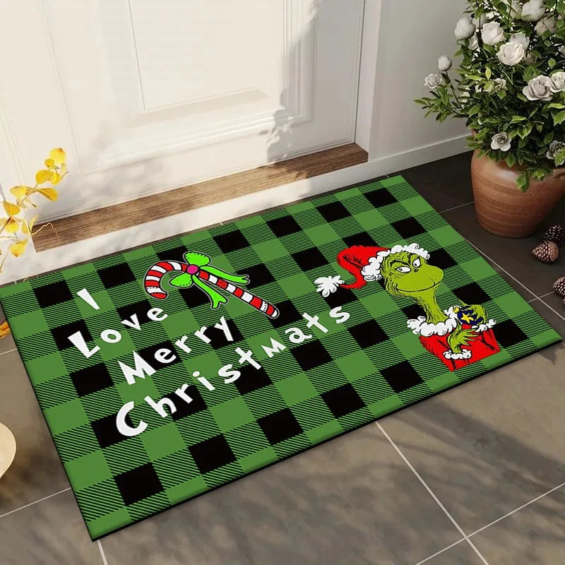 Tapis de salle de bain Grinch LOVE 