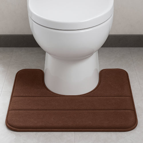 Tapis de salle de bain doux chocolat 
