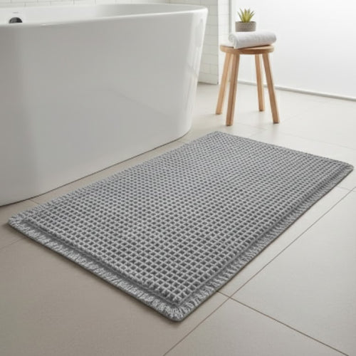 Tapis de salle de bain gaufré baignoire 