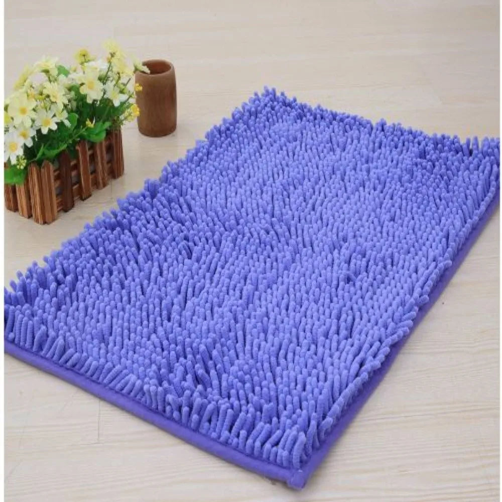 Tapis de salle de bain violet