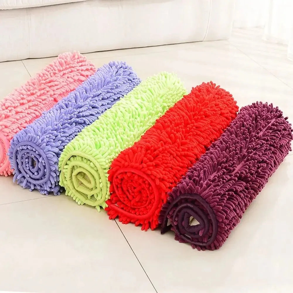 Tapis de salle de bain violet  anti-dérapant