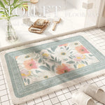 Tapis de sol absorbant à motif floral américain - Vignette | Douceur De Bain