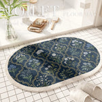 Tapis de sol absorbant à motif floral américain - Vignette | Douceur De Bain