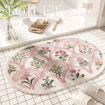 Tapis de sol absorbant à motif floral américain - Vignette | Douceur De Bain
