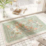 Tapis de sol absorbant à motif floral américain - Vignette | Douceur De Bain