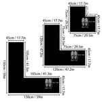 Tapis de sol antidérapant en forme de L - Vignette | Douceur De Bain