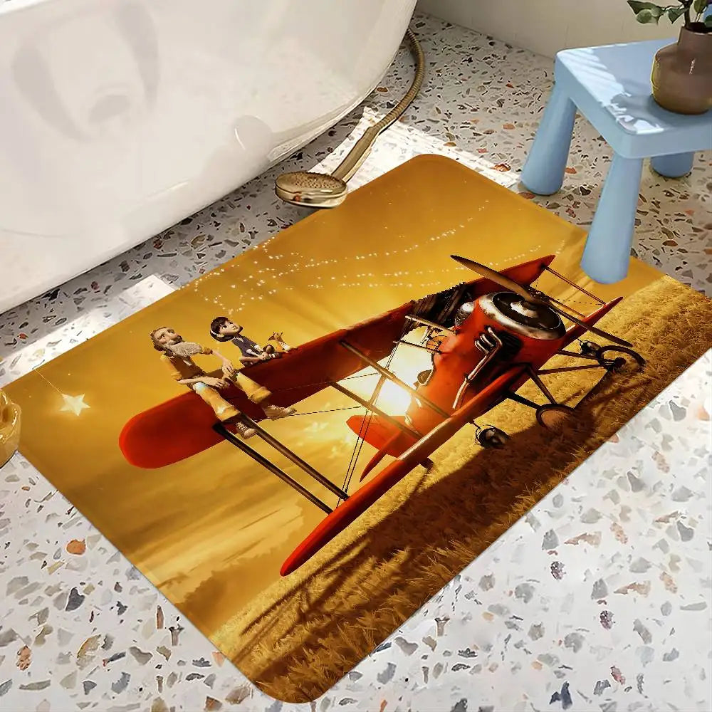Tapis de sol classique d'animation Petit Prince  rouge