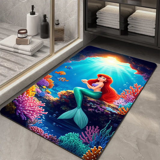 Tapis de sol de salle de bain Disney La Petite Sirène