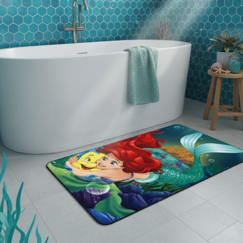 Tapis de sol de salle de bain Disney La Petite Sirène sol