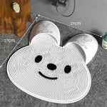 Tapis de sol de salle de douche frotter les pieds de lapin - Vignette | Douceur De Bain