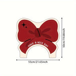 Tapis de sol de toilette avec nœud rouge - Vignette | Douceur De Bain