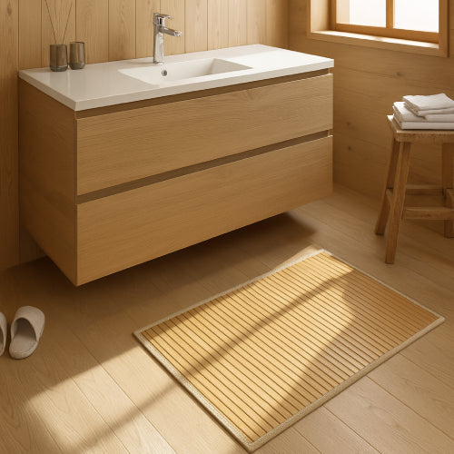 Tapis de sol marin antidérapant lavabo 