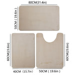 Tapis de sol pour salle de bain trois pièces - Vignette | Douceur De Bain