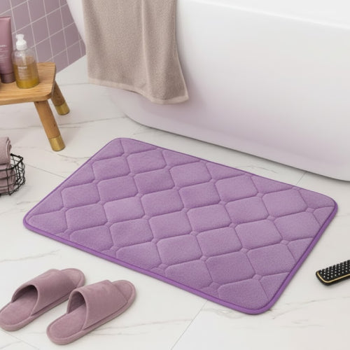 Tapis mousse salle de bain chaussures 