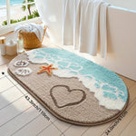 Tapis pour salle de bain bord de mer - Vignette | Douceur De Bain