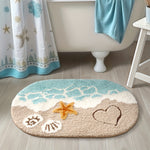Tapis pour salle de bain bord de mer - Vignette | Douceur De Bain