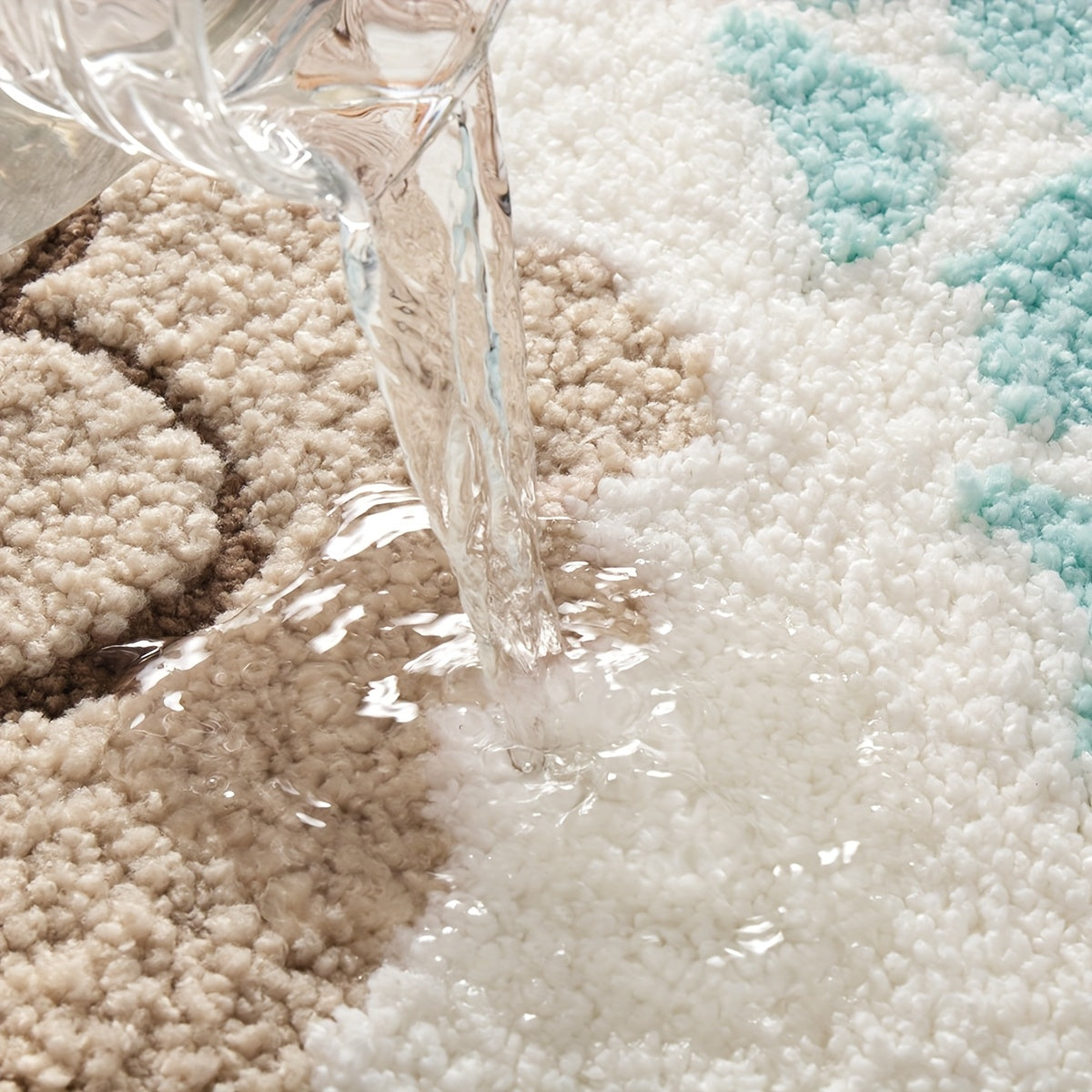 Tapis pour salle de bain bord de mer eau 