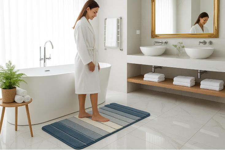 Tapis pour salle de bain extra doux fille 